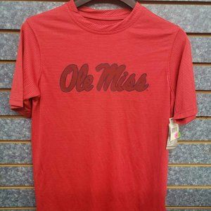 Section 101 Ole Miss Red SS Shirt Men's Sz S